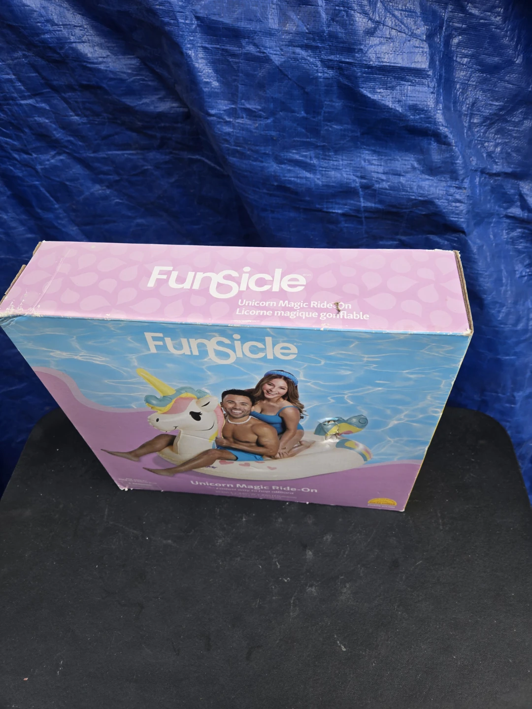 Inflatable unicorn funsicle ride on floaty - photo 4