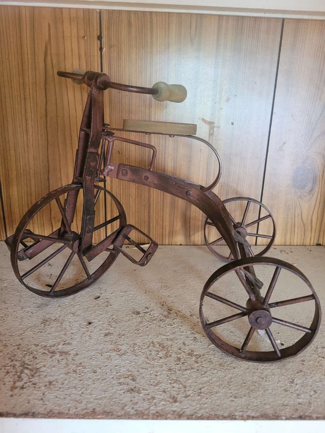 Vintage Miniature Handcrafted Tricycle