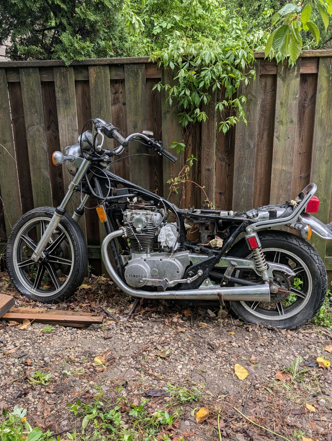 1980 XS650 Yamaha Motorcycle Project Bike