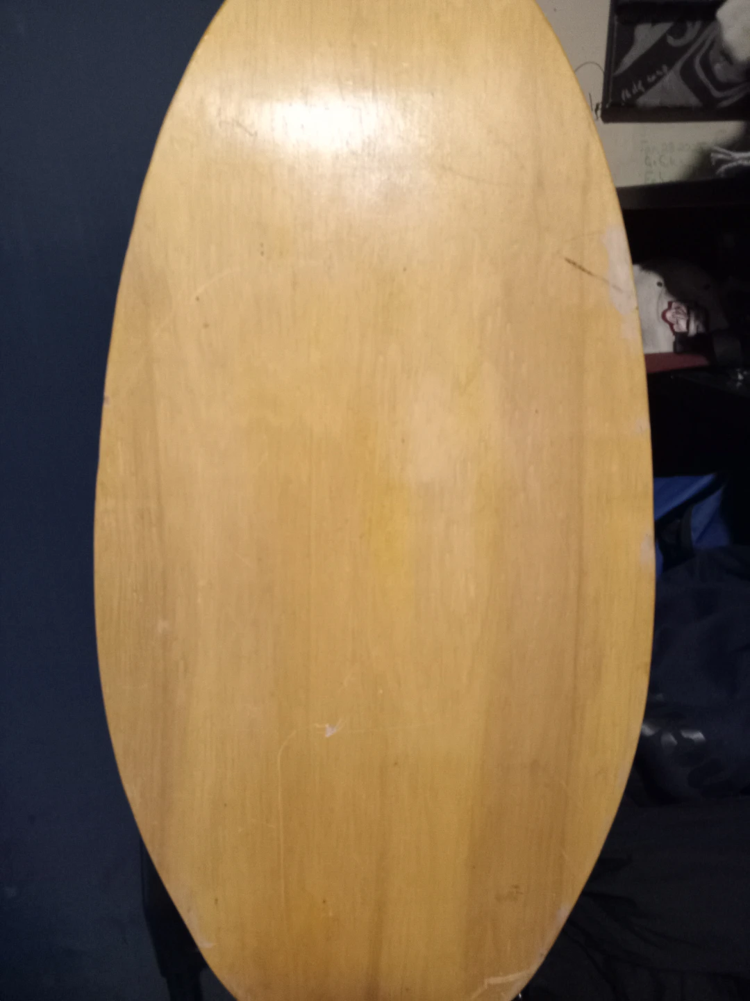 Wooden Skimboard with Tribal Design - photo 2