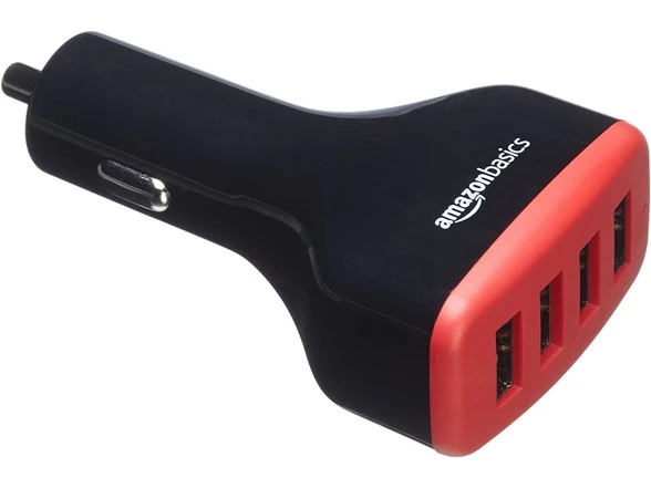 Brand New sealed Amazon Basics 48W 4-Port USB-A Car Fast Charger