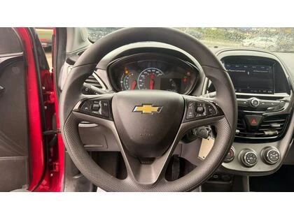 Red Chevrolet Spark Hatchback