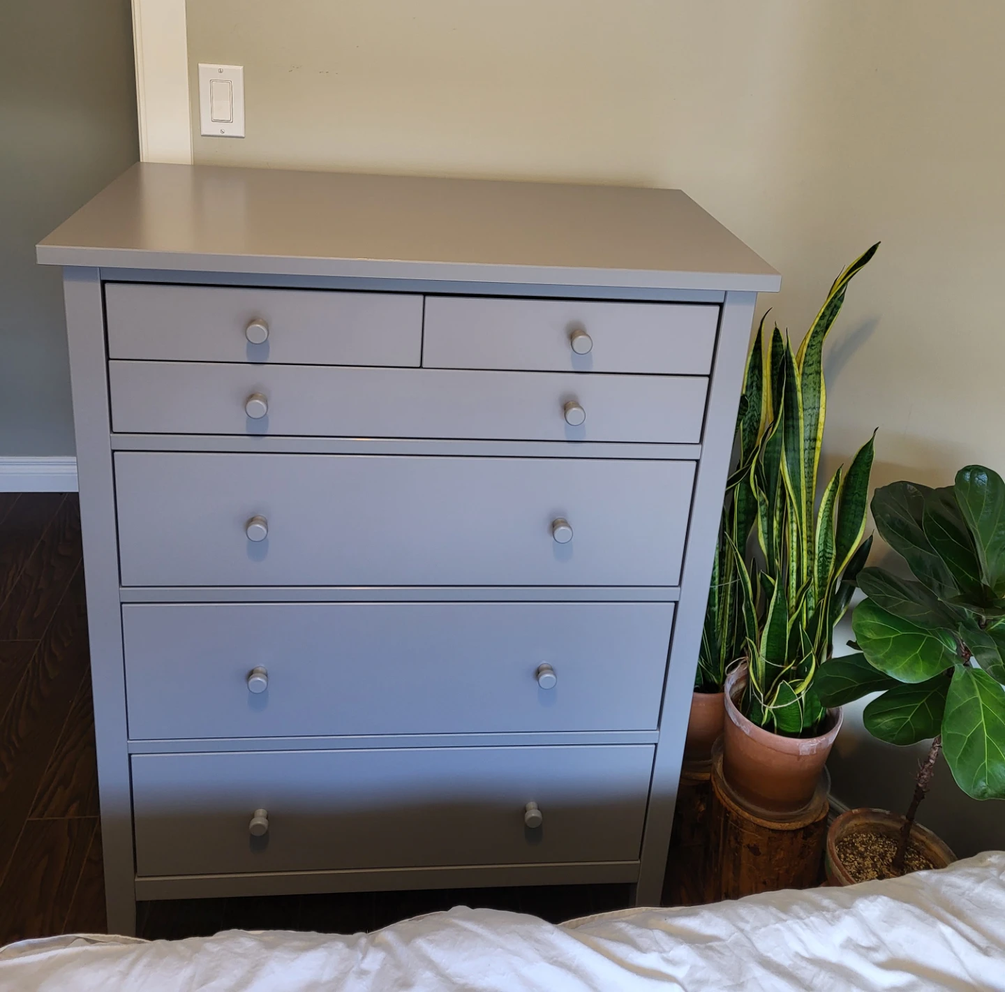 IKEA Gullaberg Grey 6-Drawer Dresser