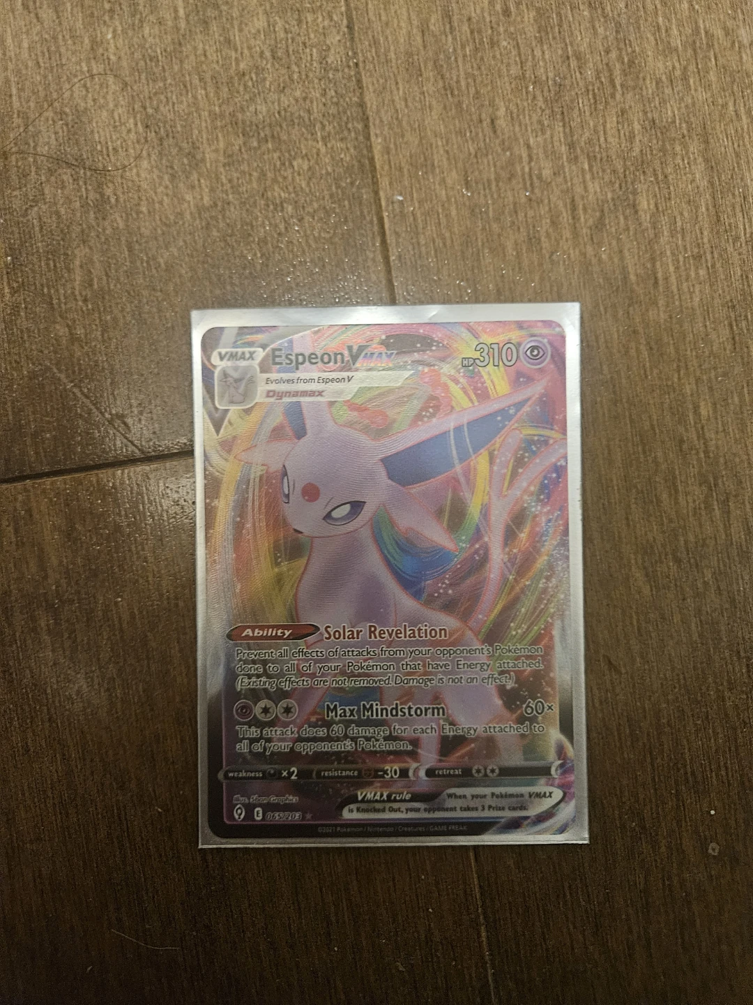 Pokemon VMAX Espeon Card