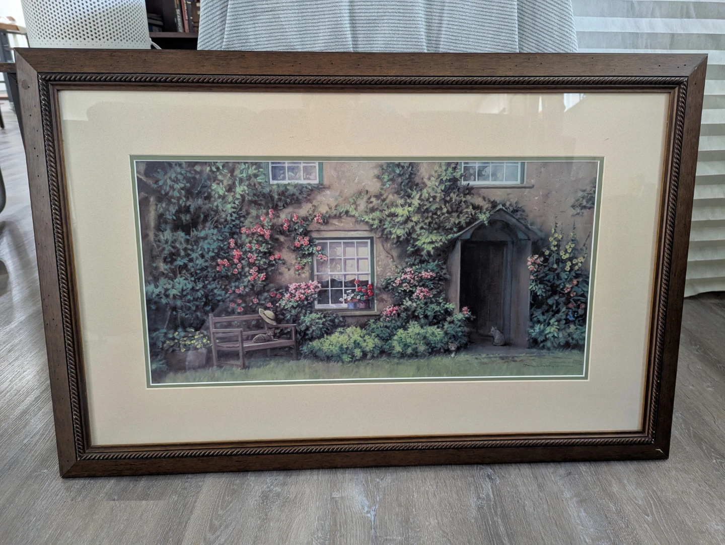Paul Landry Beatrix Potter's Bench Framed Art Print