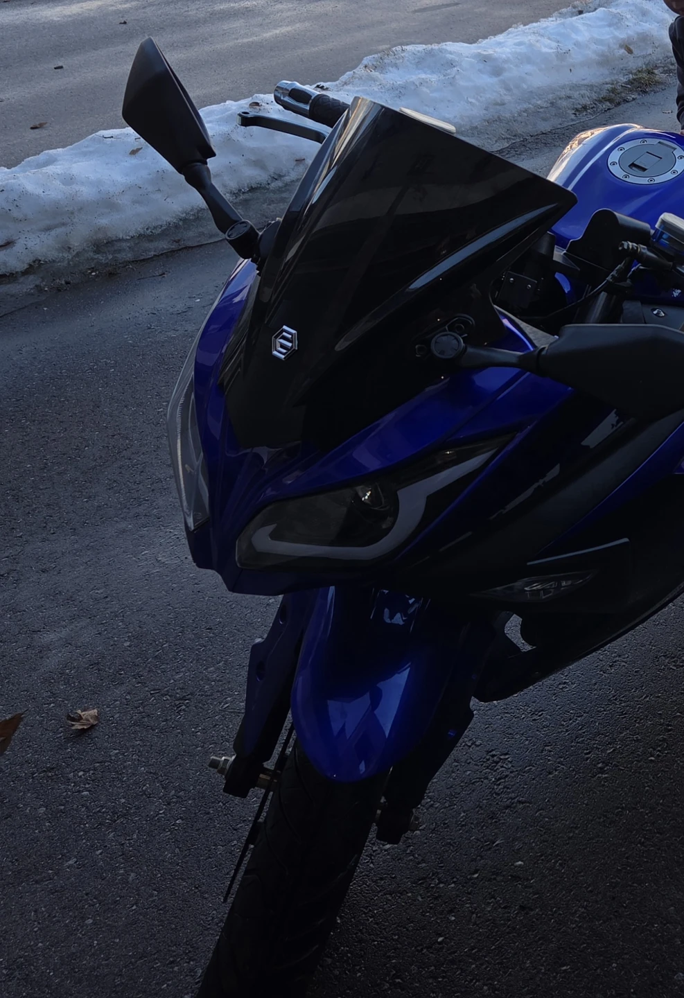 Blue Sport Motorcycle EMMO GTS - photo 2