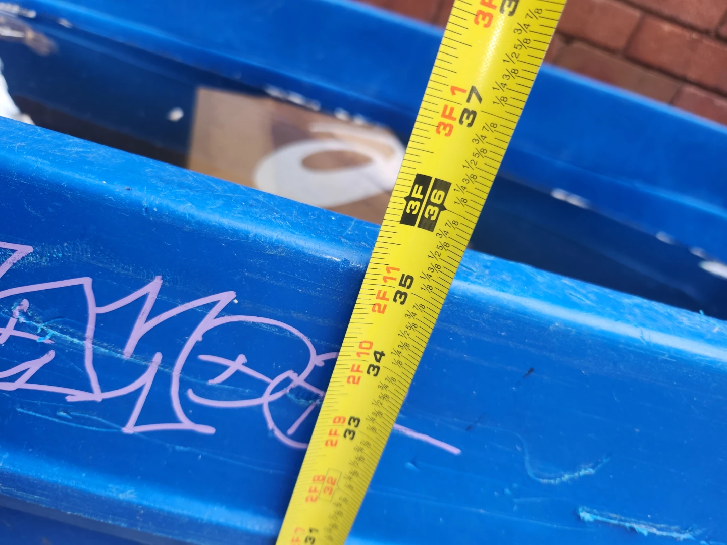 Blue Rolling Bin with Wheels - photo 4