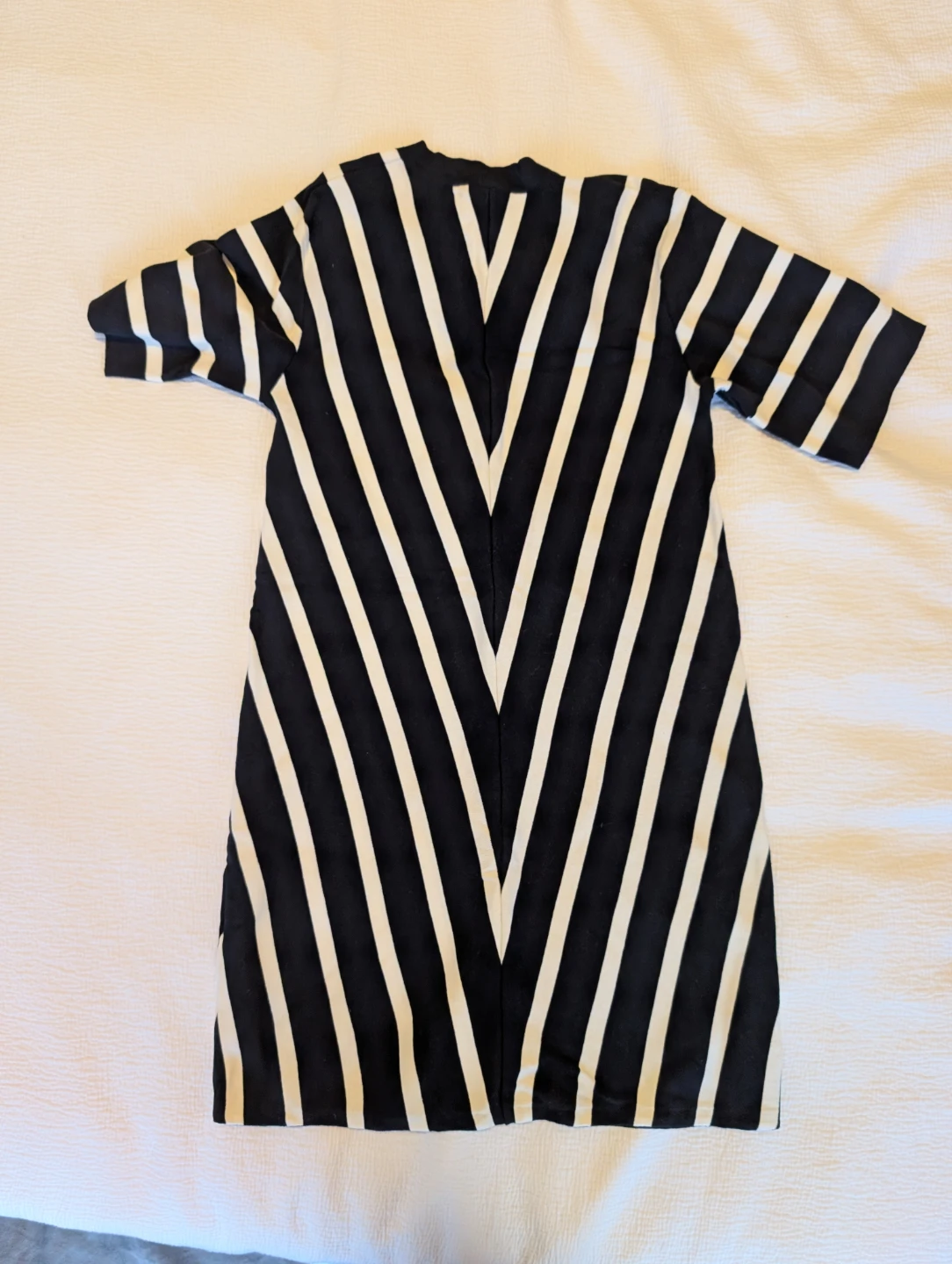 Chloé Striped Cotton Dress - XS Black - photo 4