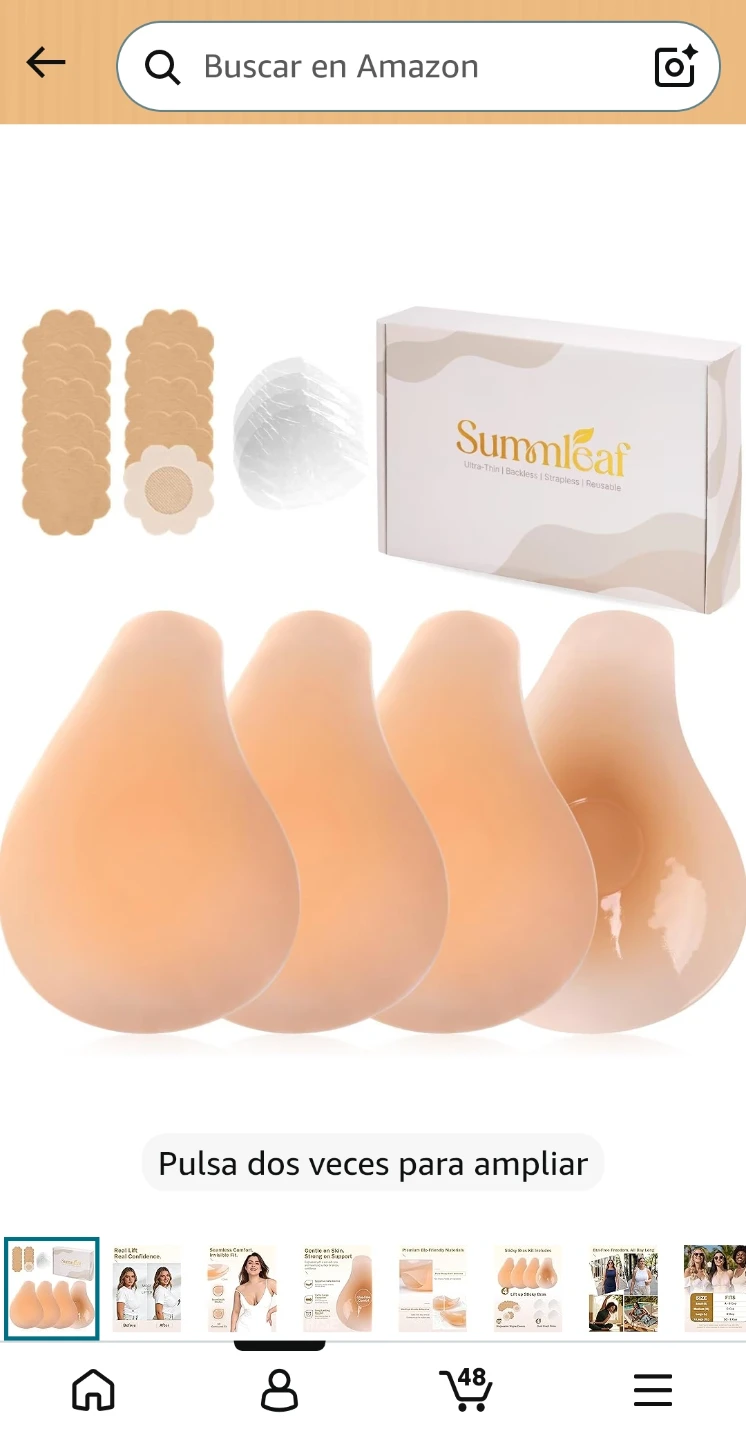 Summleaf Ultra-Thin Reusable Nipple Covers