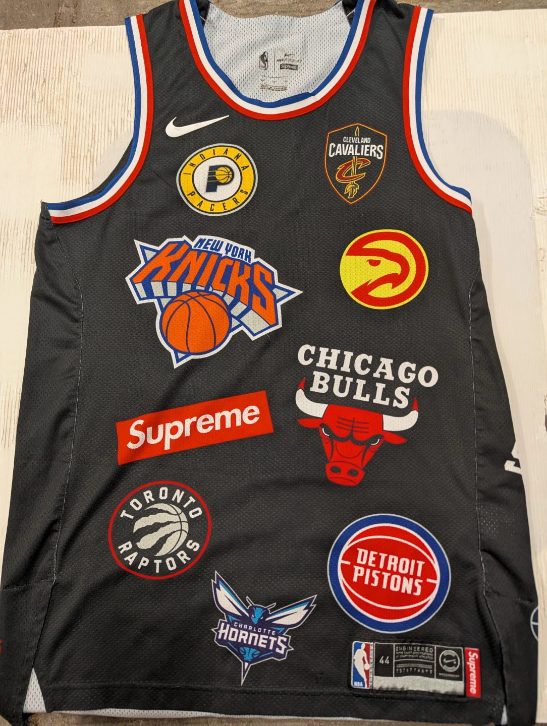 Nike Supreme NBA Basketball Jersey 94 - photo 2