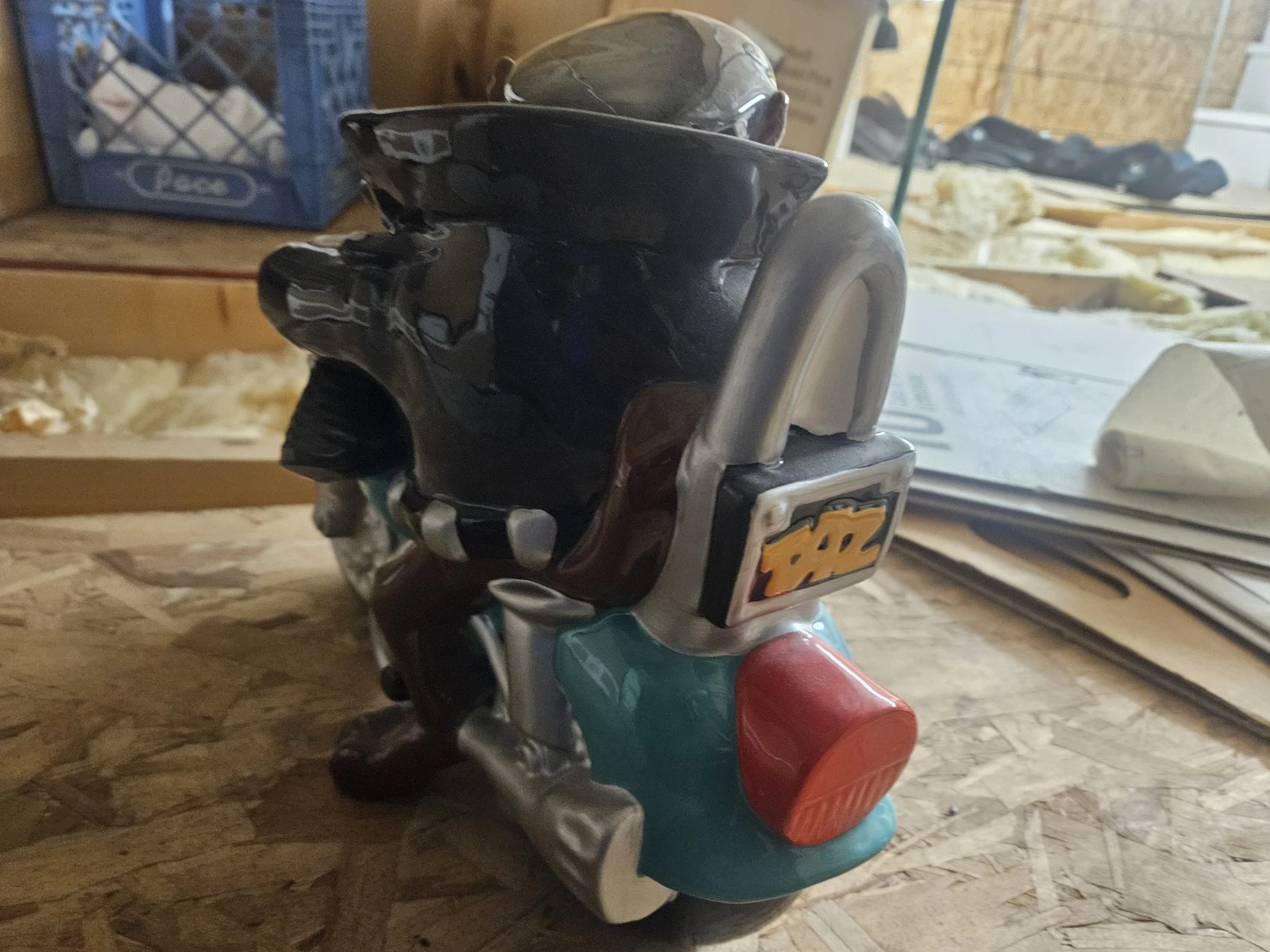 Taz Devil Motorcycle Cookie Jar