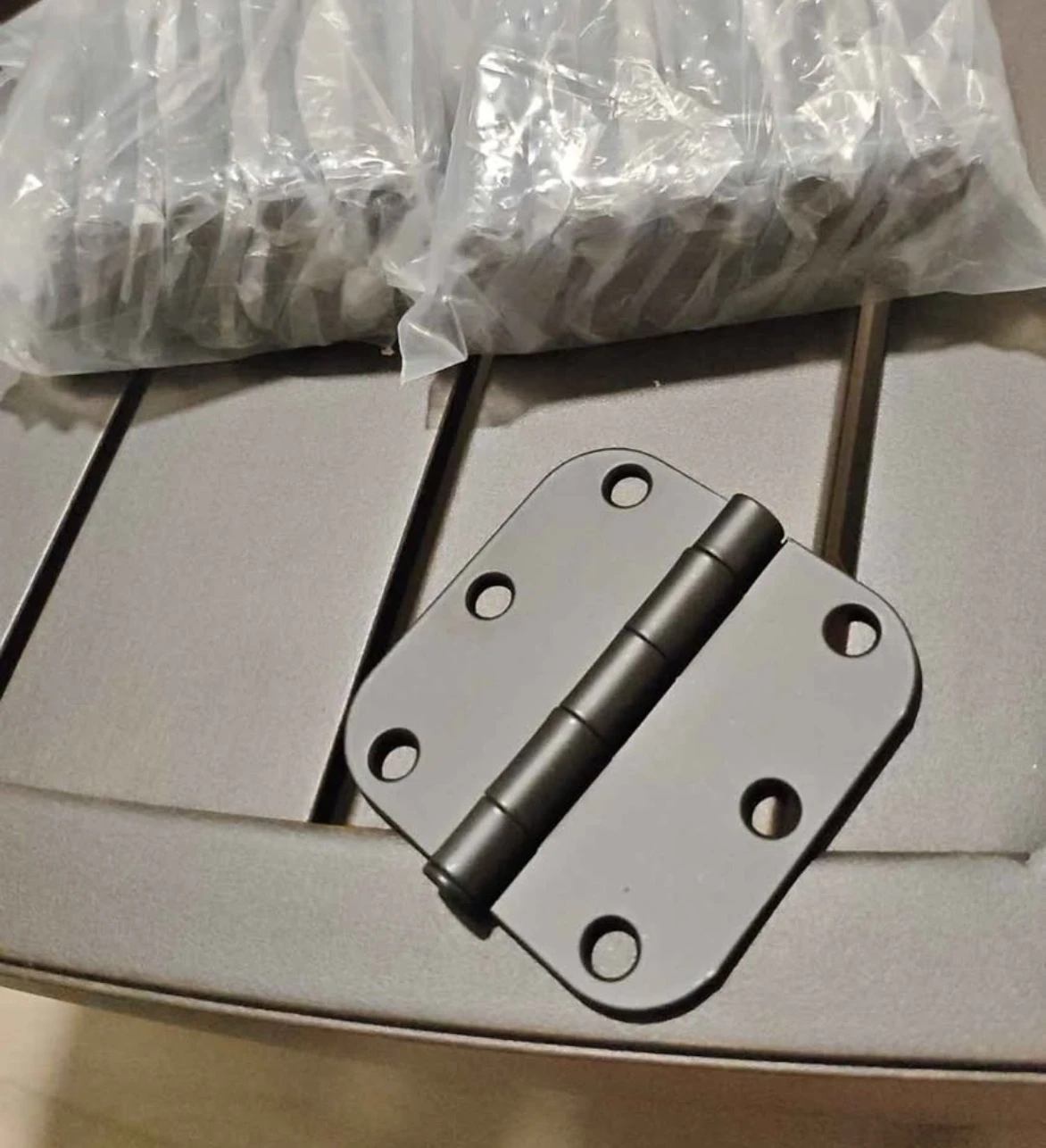 Allucky Matte Black Interior Door Hinges - 20 Pack
