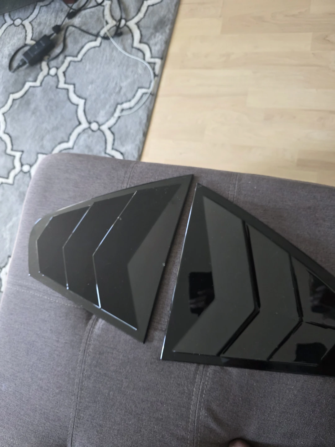 Black Car Window Louvers - photo 2