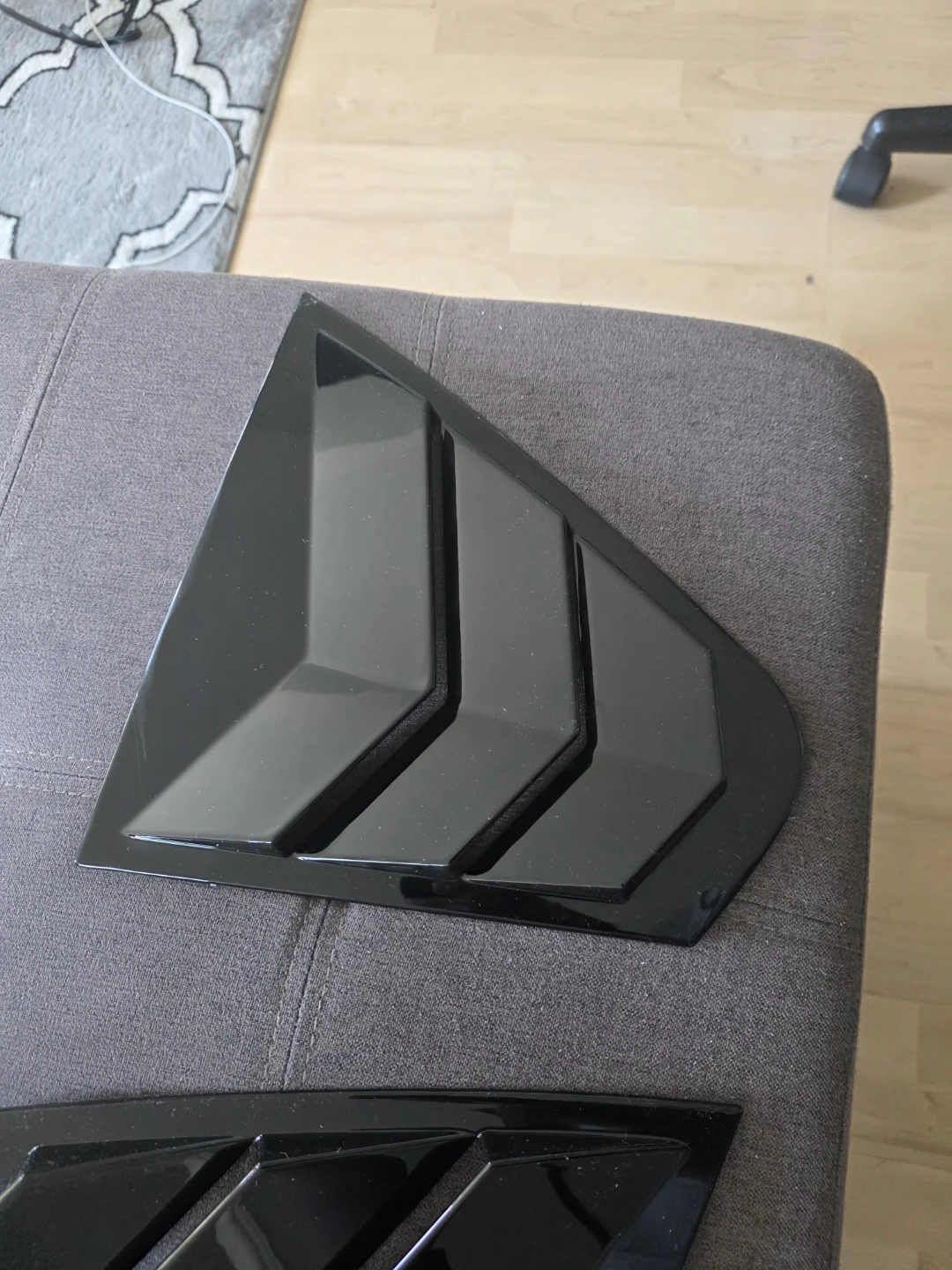 Black Car Window Louvers - photo 3