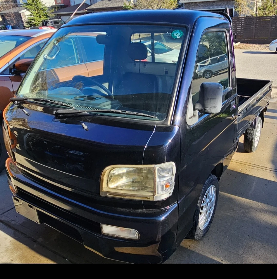 Black/Purple/green Mini Truck