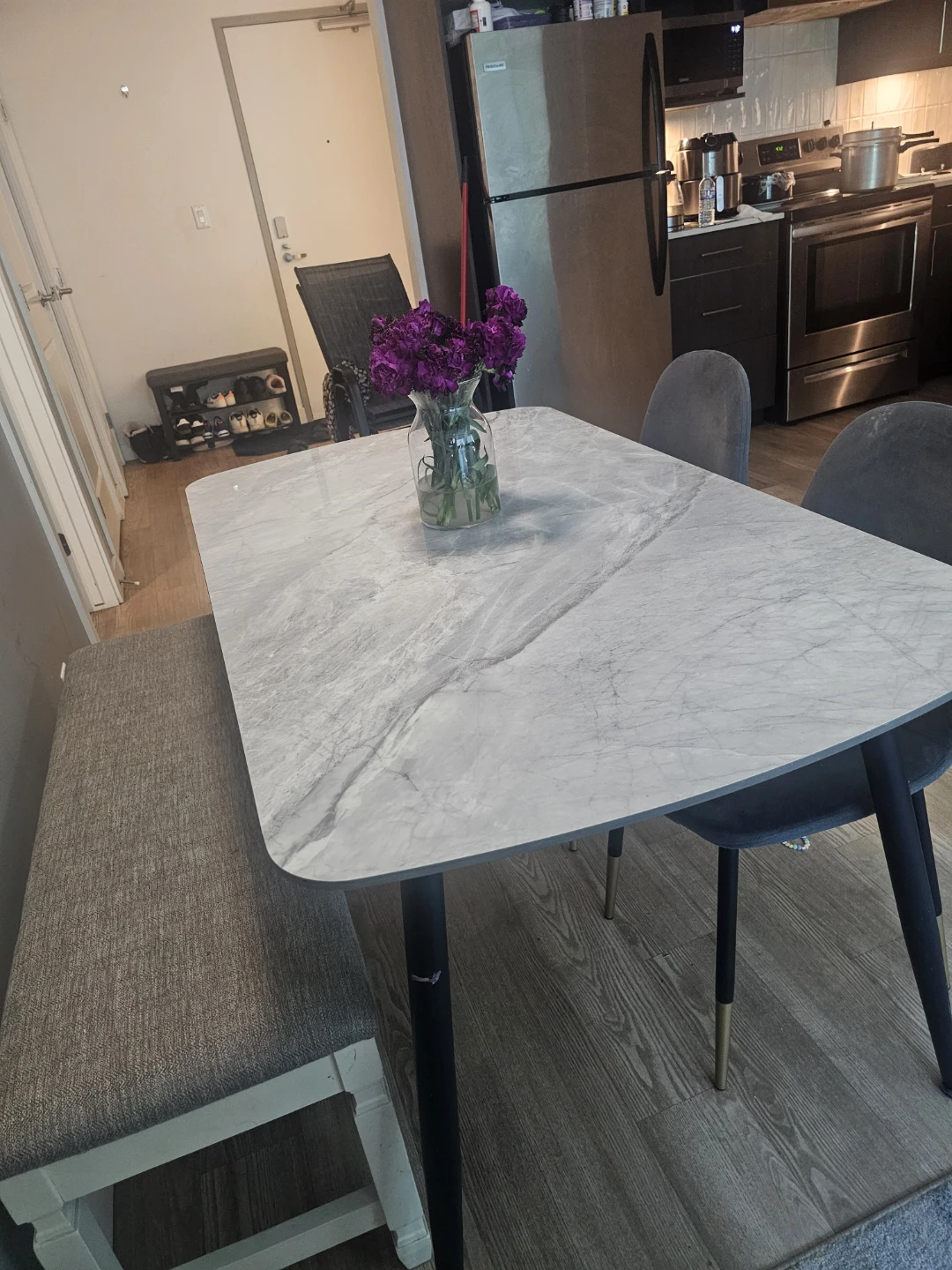Modern Marble Top Dining Table - photo 4