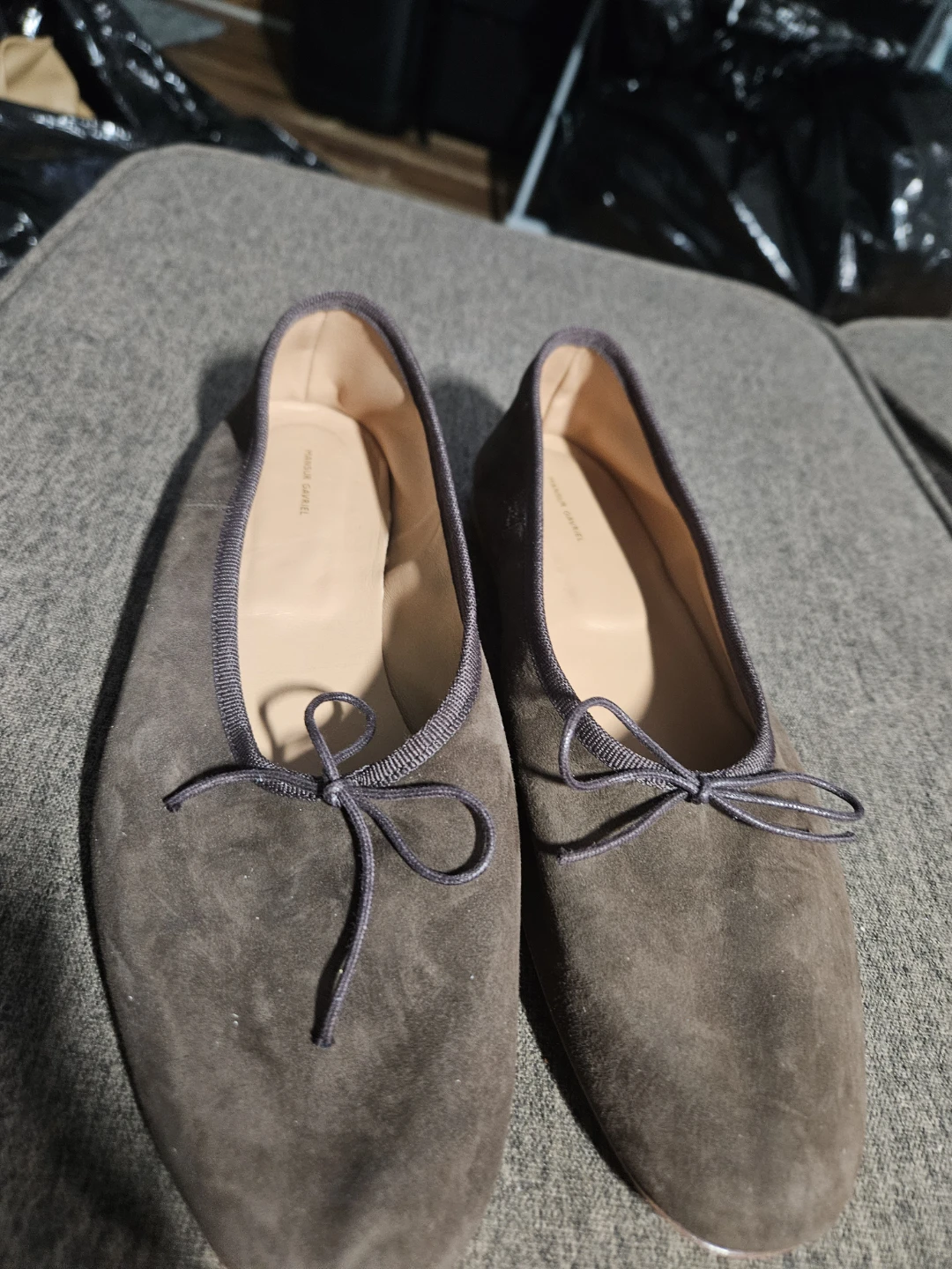 Mansur Gavriel Suede Ballet Flats