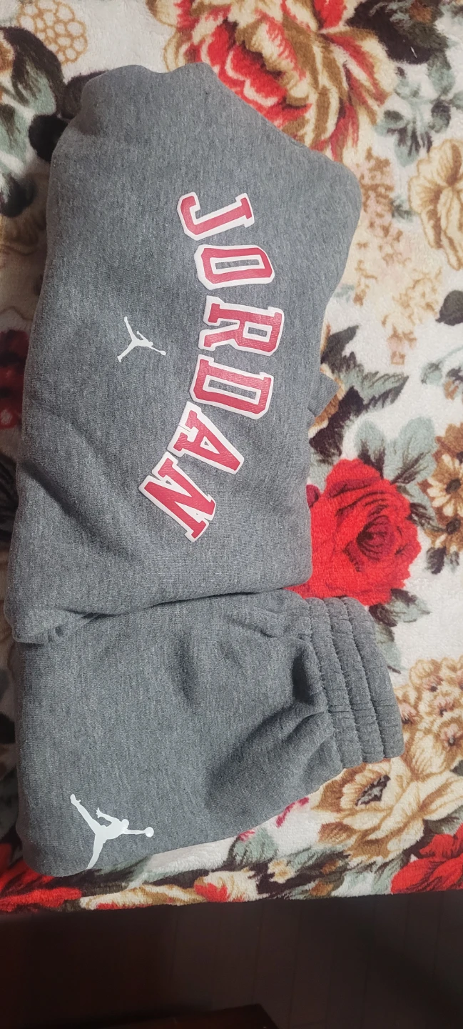 Jordan Hoodie and Sweatpants Set - Grey - photo 3