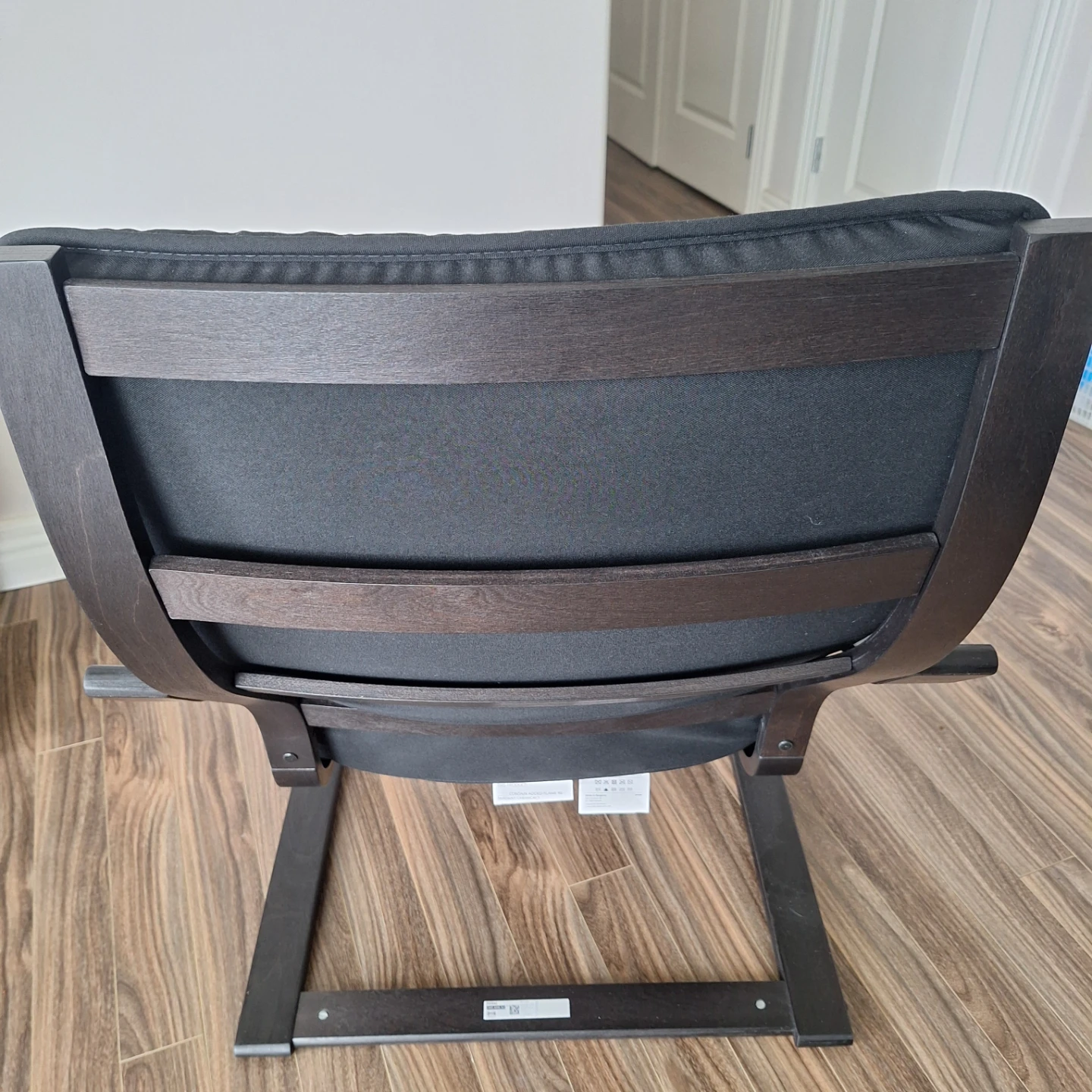 IKEA POÄNG Armchair - Black/Dark Wood - photo 2