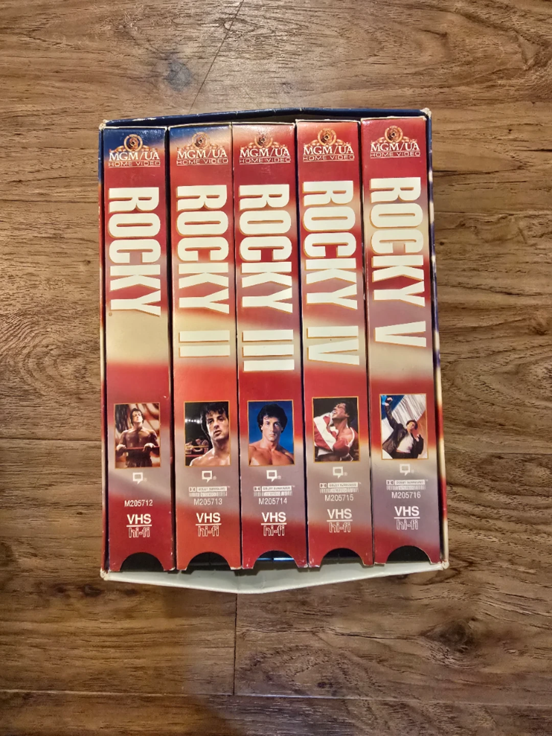 Rocky Commemorative 20th Anniversary VHS Gift Set – All 5 Films - photo 5