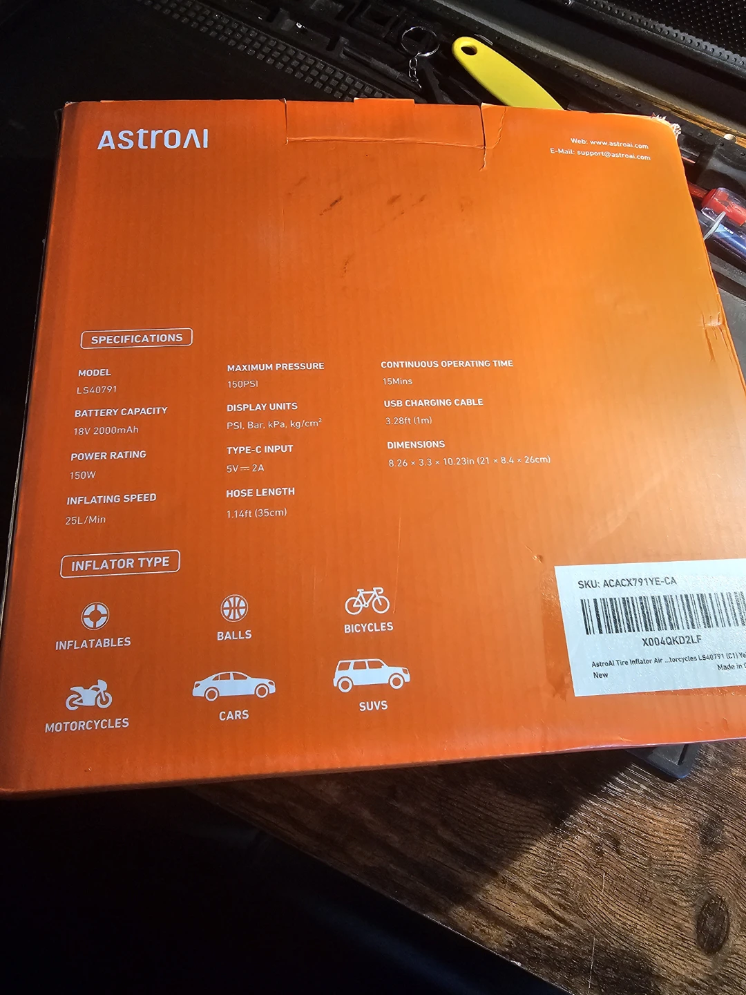 Astro Air Tire Pump - photo 3