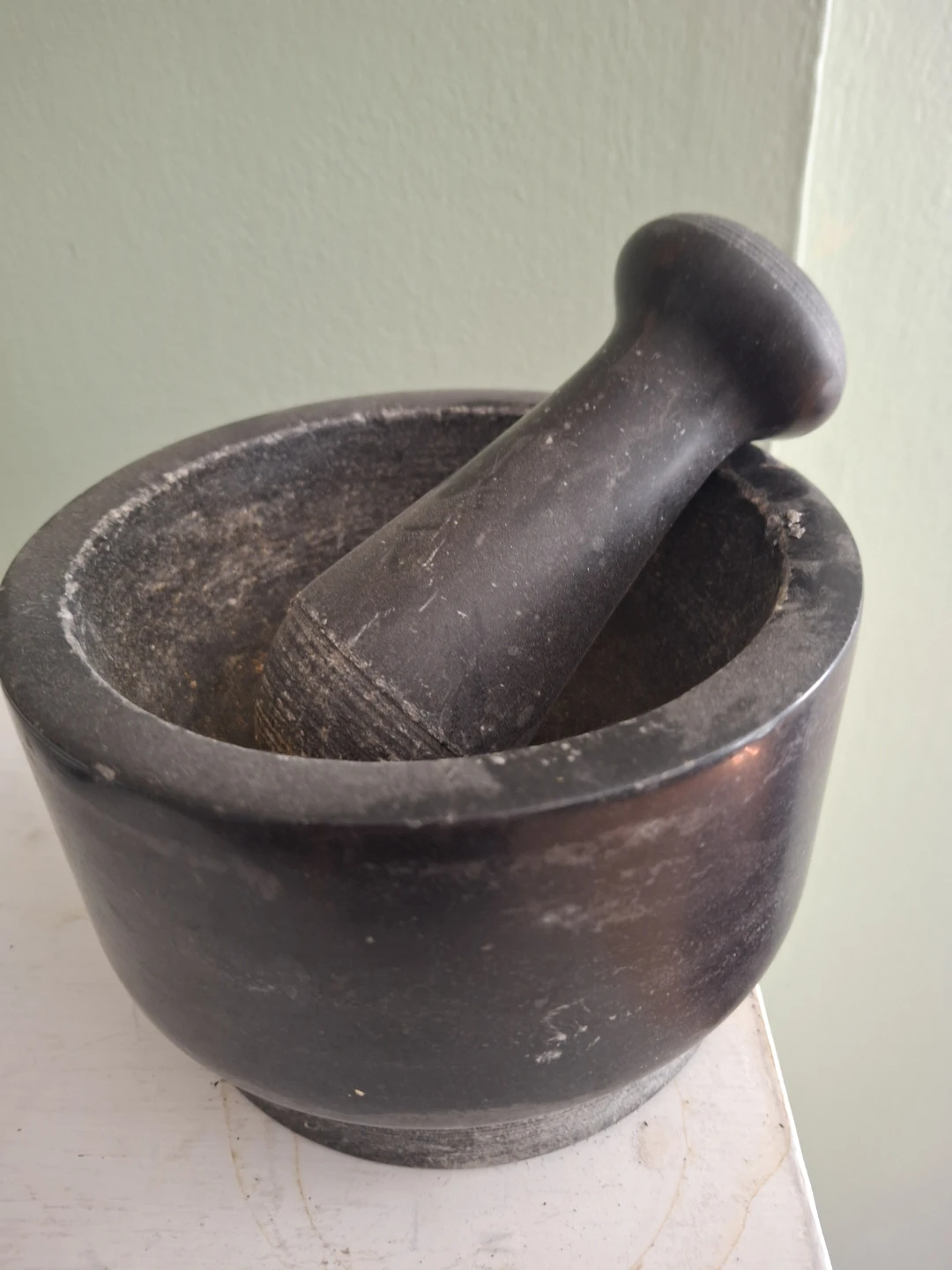 Stone Mortar and Pestle Set