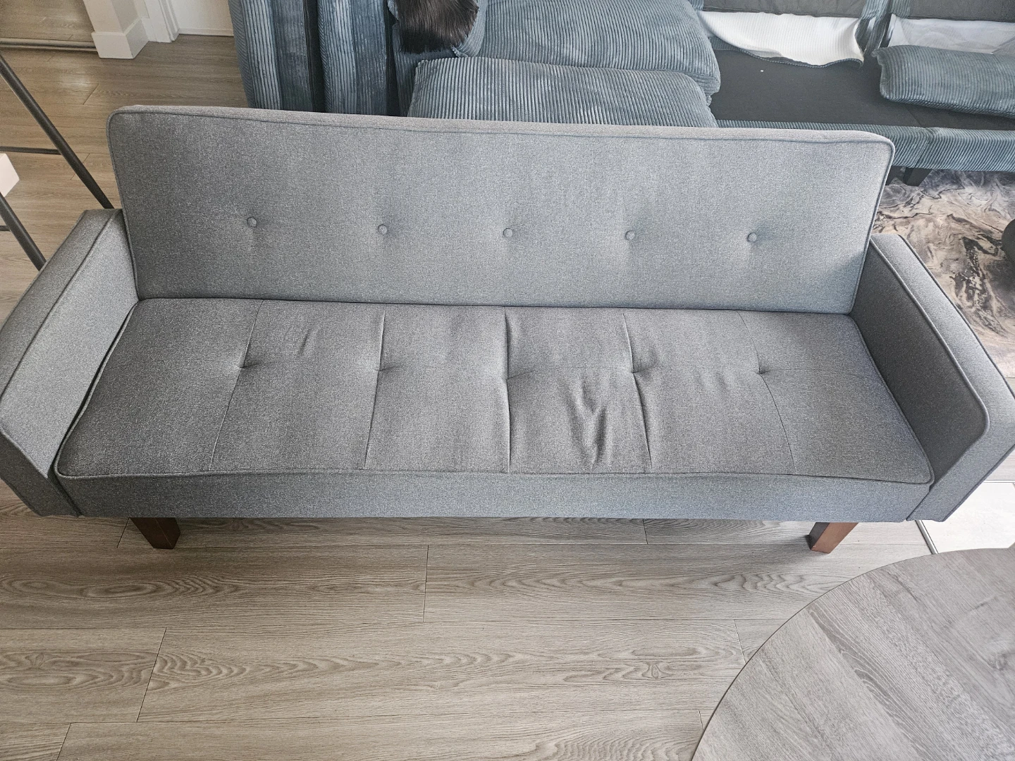 Grey Futon Sofa Bed