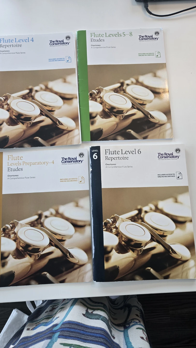 The Royal Conservatory Flute Repertoire Level 4 Book