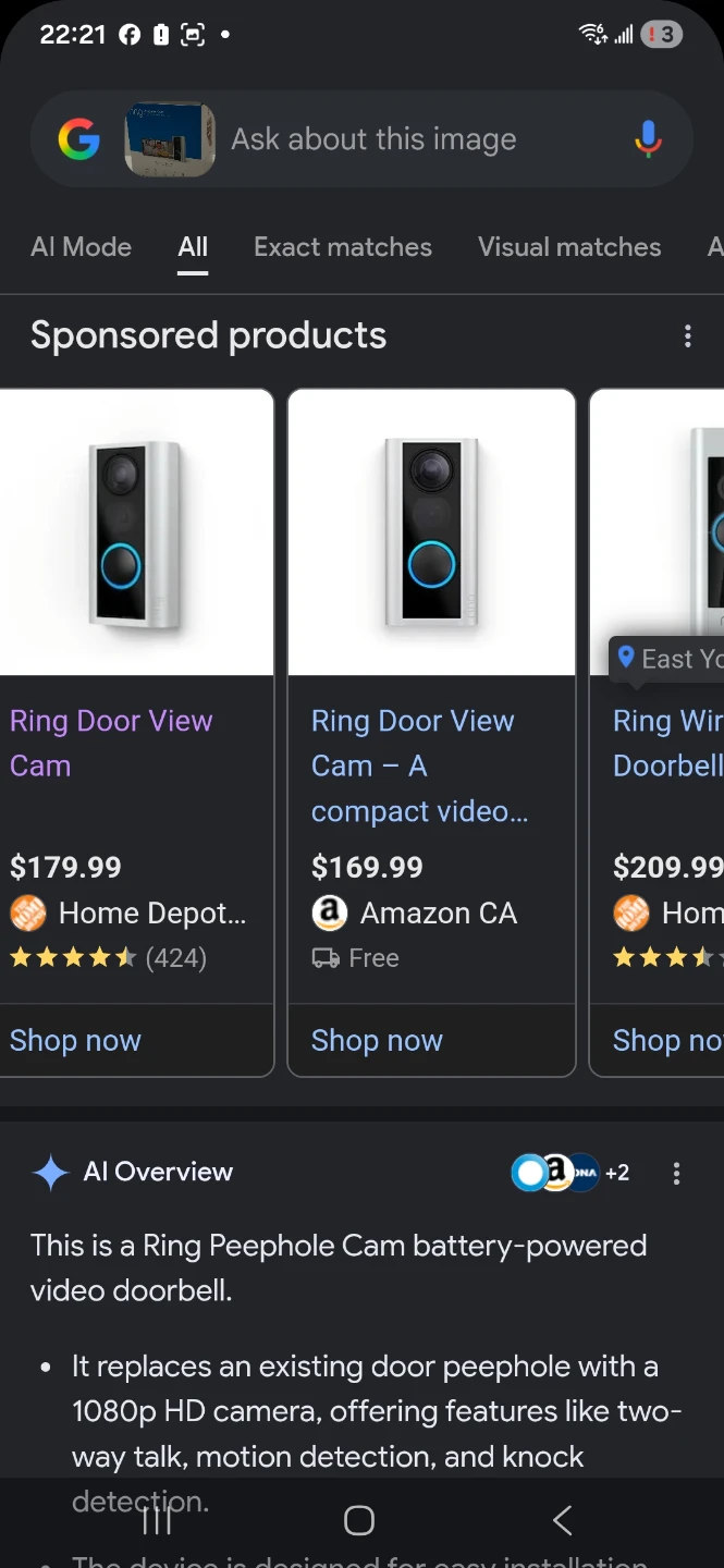 Ring Door View Cam - Compact Video Doorbell - photo 2