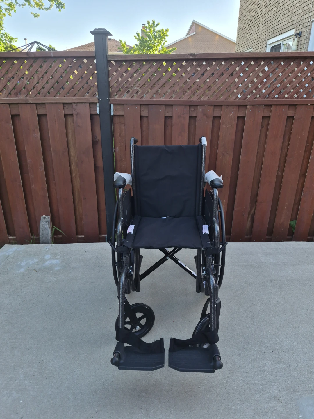 Medline Folding Wheelchair 16inch Sear- Brand New Open Box - photo 3