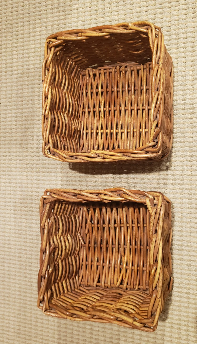 Wicker Baskets (Set of 2)