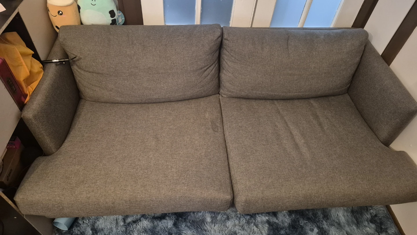 Large Grey loveseat - photo 2