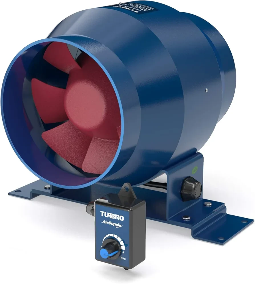 TURBRO ES4 Inline Duct Fan 4" Metal