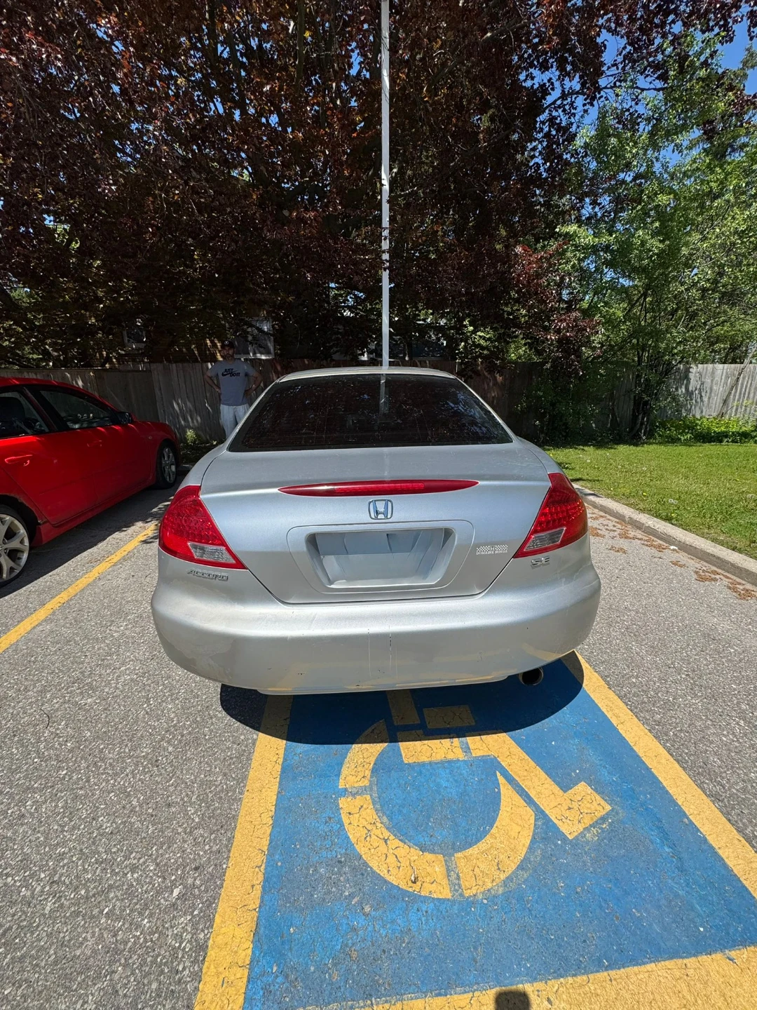 Silver 2007 Honda Accord Coupe - photo 2