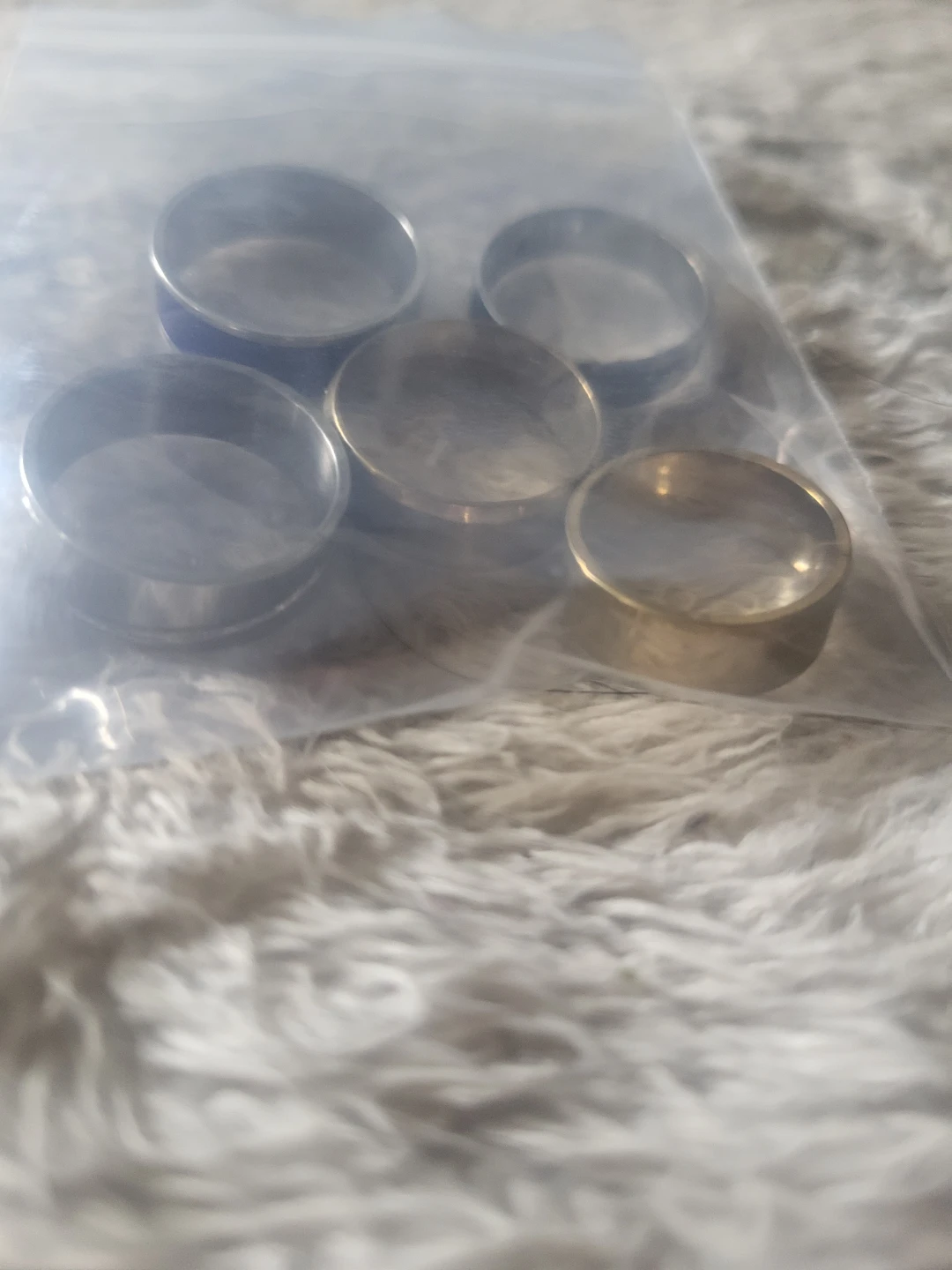 Set of 5 Napkin Rings