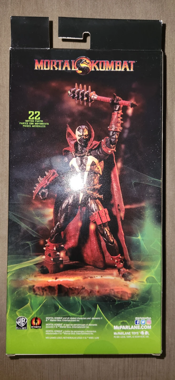 Mcfarlane Mortal Kombat Spawn Action Figure - photo 2