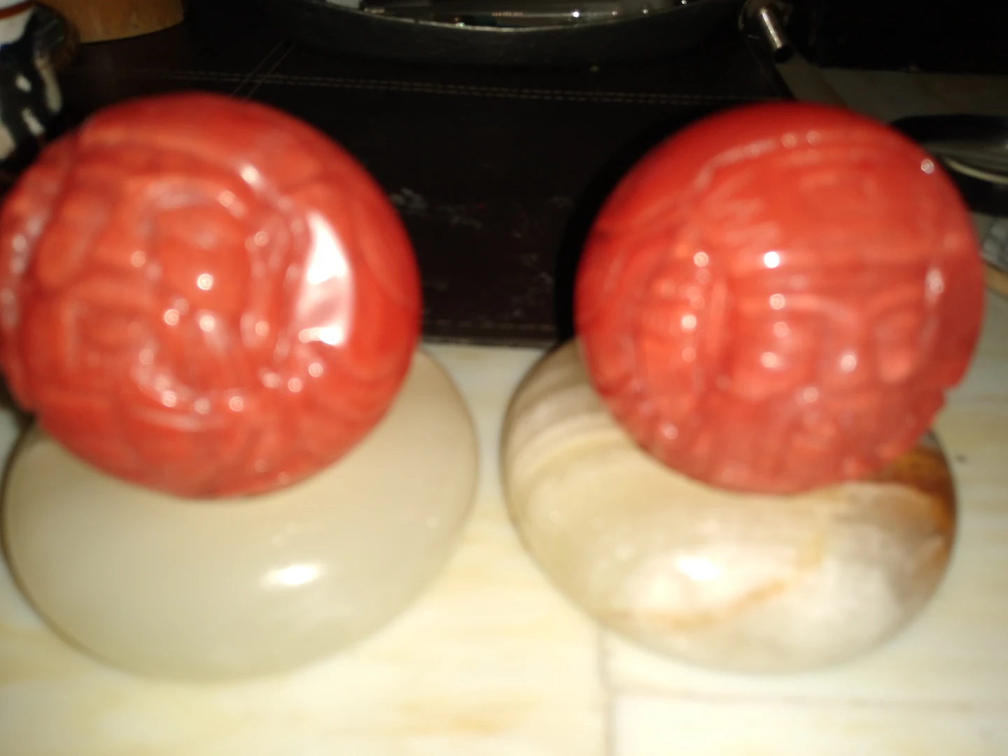 Hand carved antique red Coral amulets - photo 5