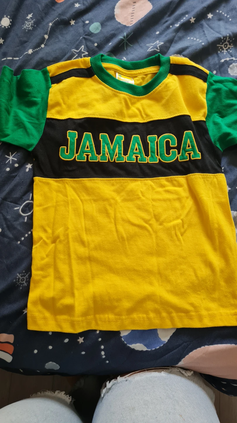 Children's Jamaica Themed T-Shirt Size 6-8