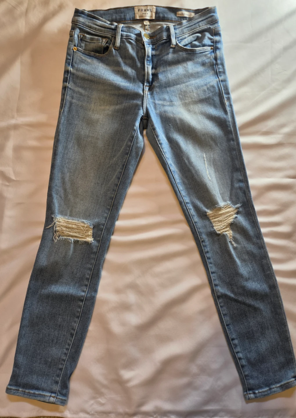 FRAME Le Skinny de Jeanne Crop Jeans Size 28