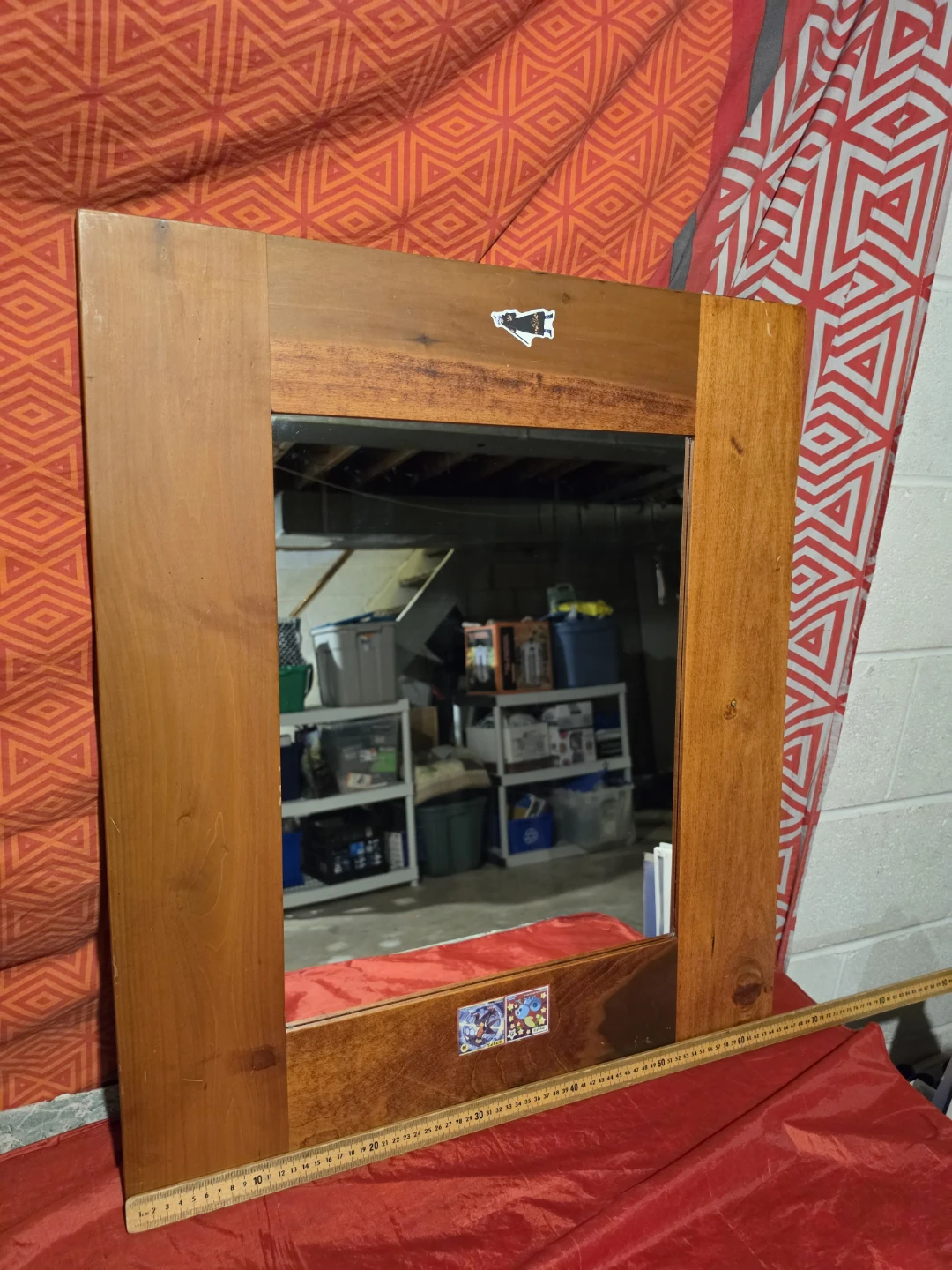 Wooden Framed Wall Mirror - photo 4