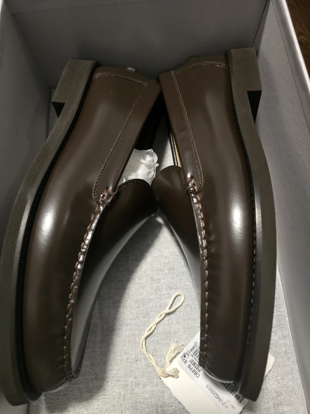 Brunello Cucinelli Brown Leather Loafers - Size 37.5 EU - photo 2
