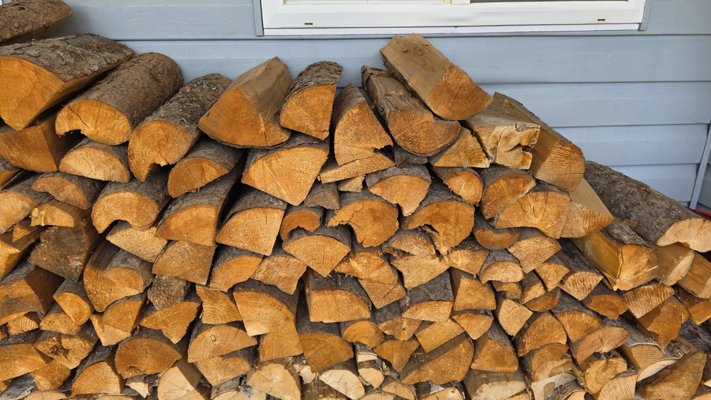 5 year old dried  indoor - outdoor Firewood