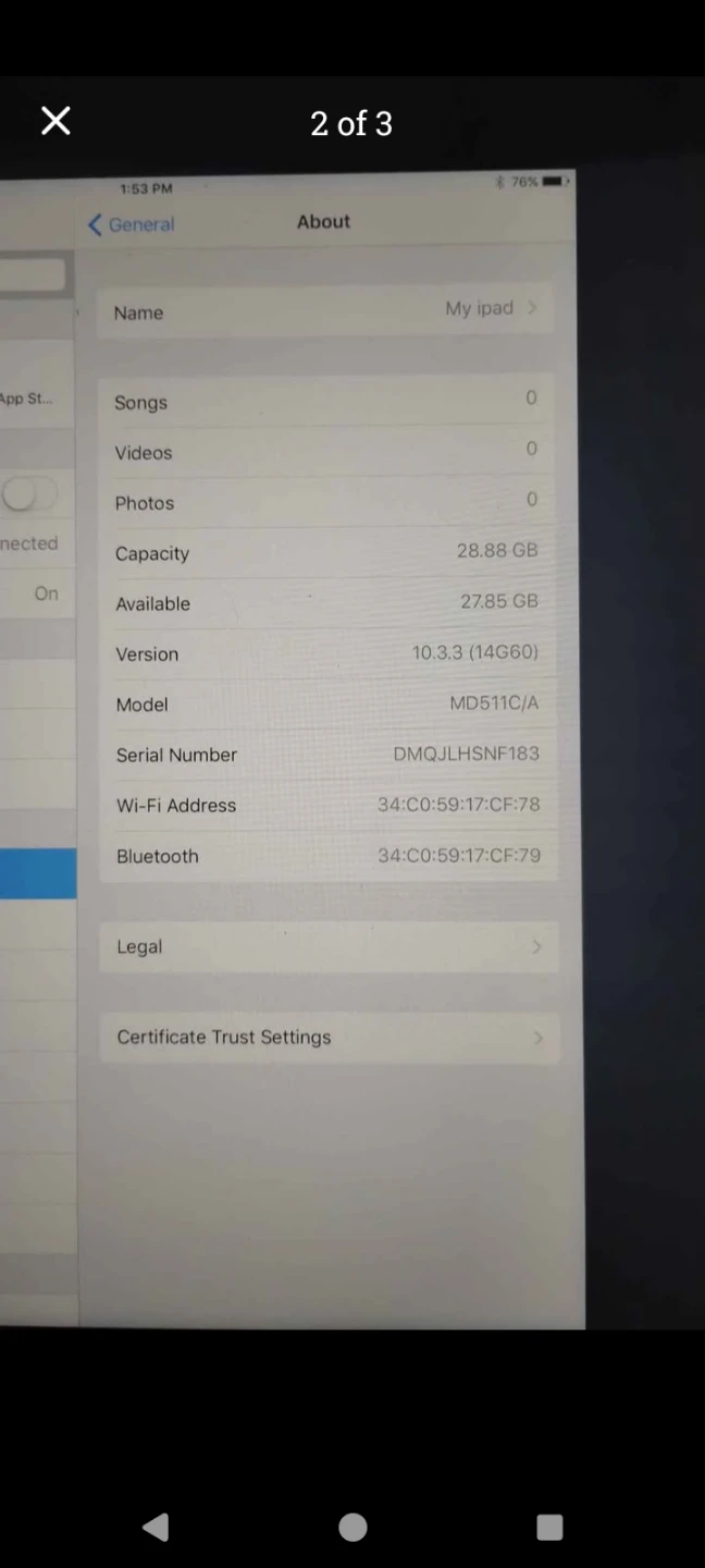 Apple iPad MD511C/A - 28.88 GB - photo 2