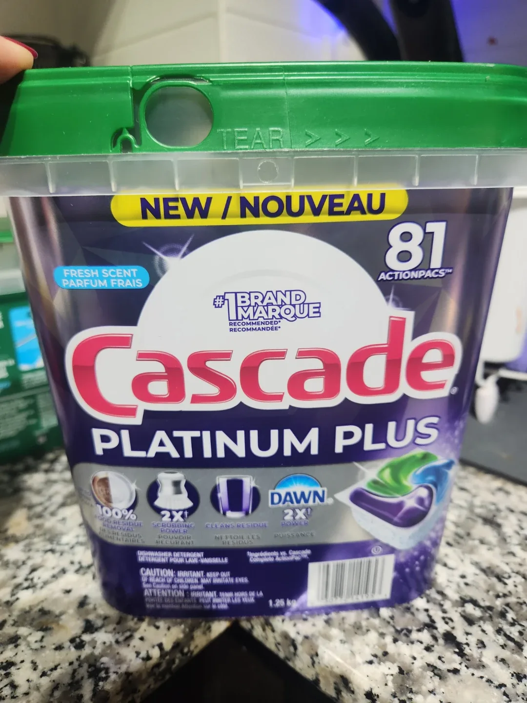 81 Cascade Dishwasher Pods