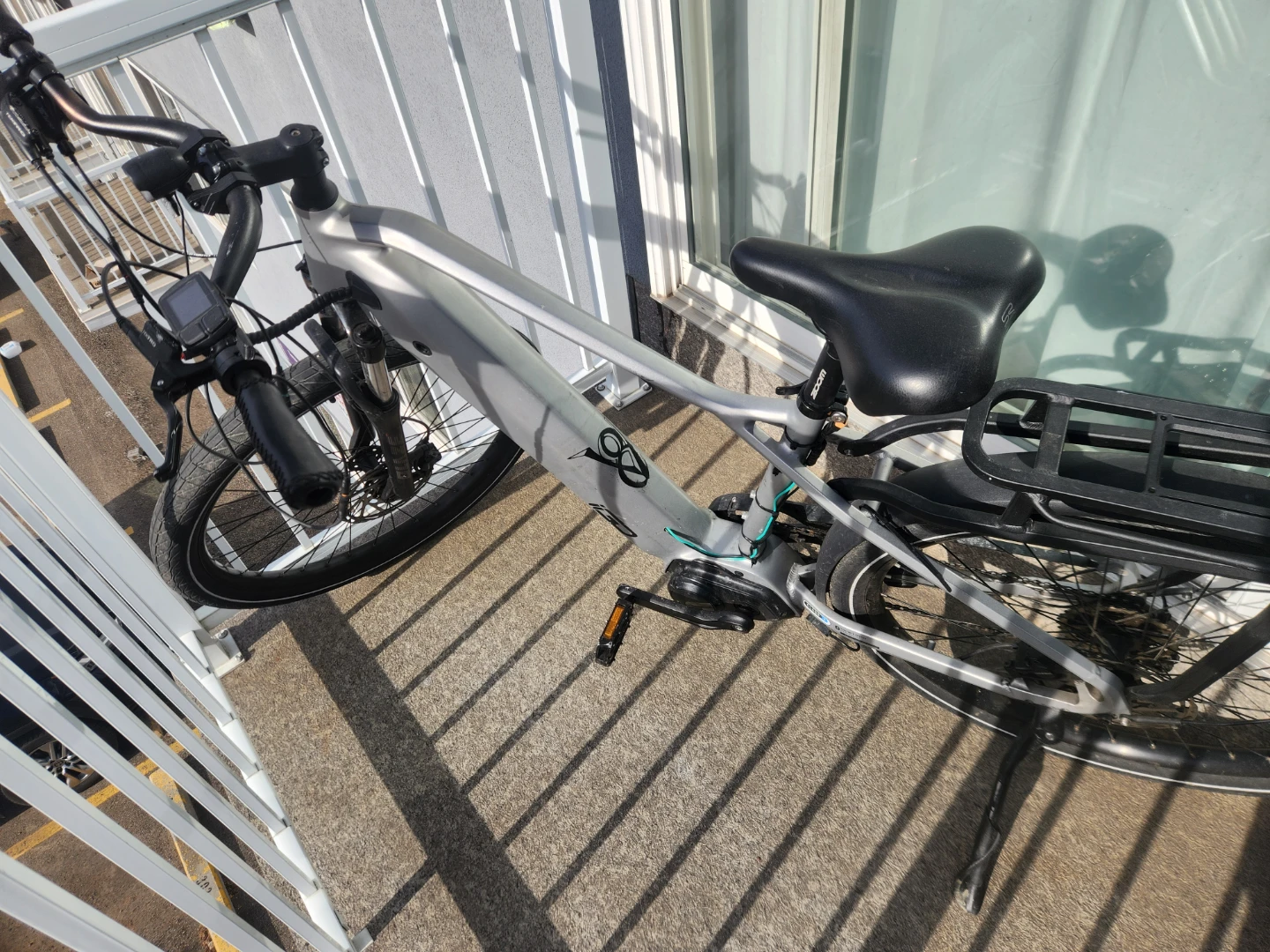 Grey Electric Bike