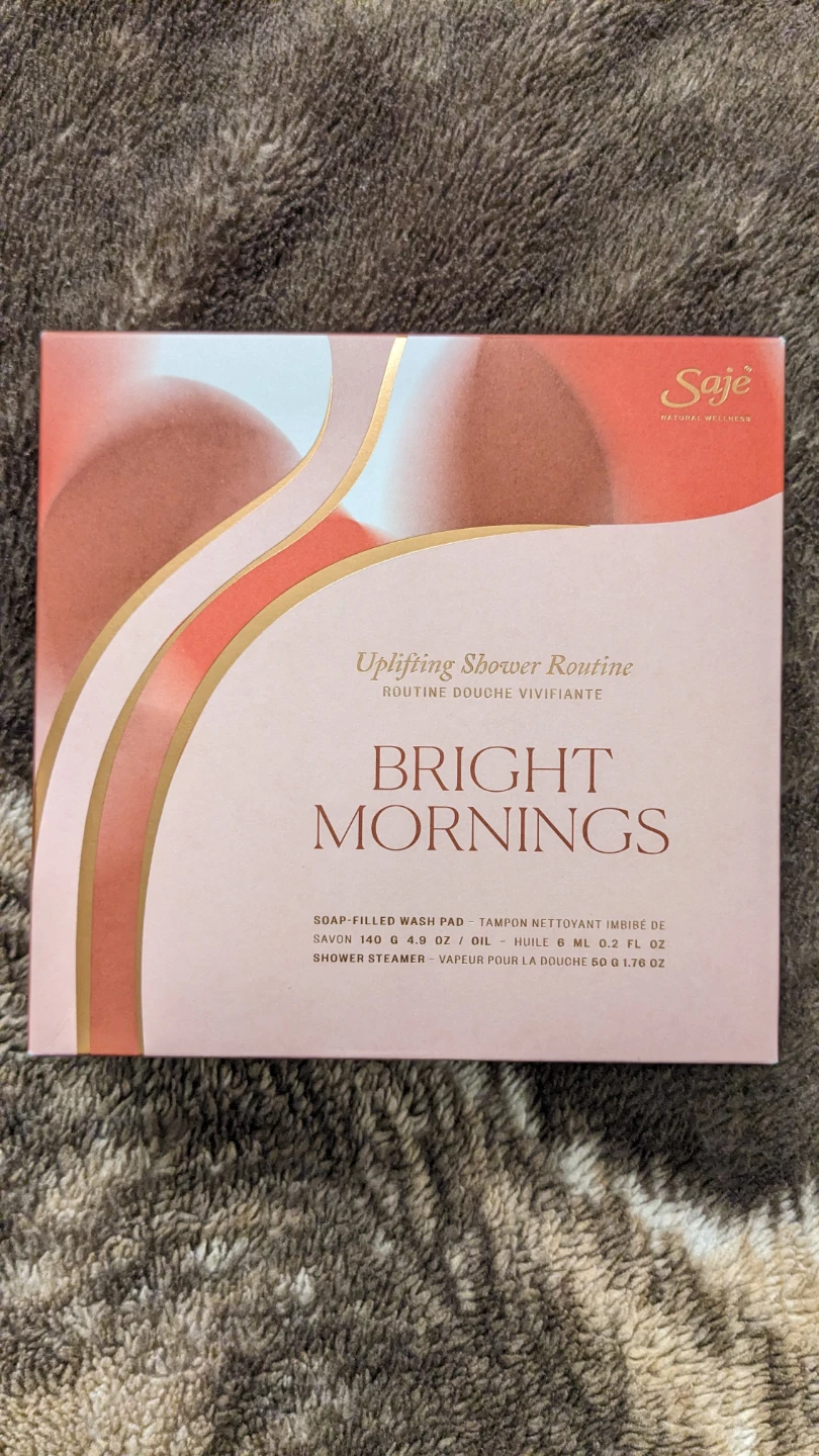 Saje Bright Mornings Uplifting Shower Routine Kit