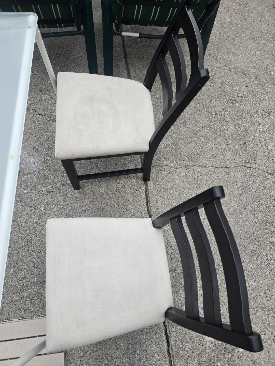 LYRESTAD Table frosted glass, white - IKEAPEDIA and 4 chairs - photo 5