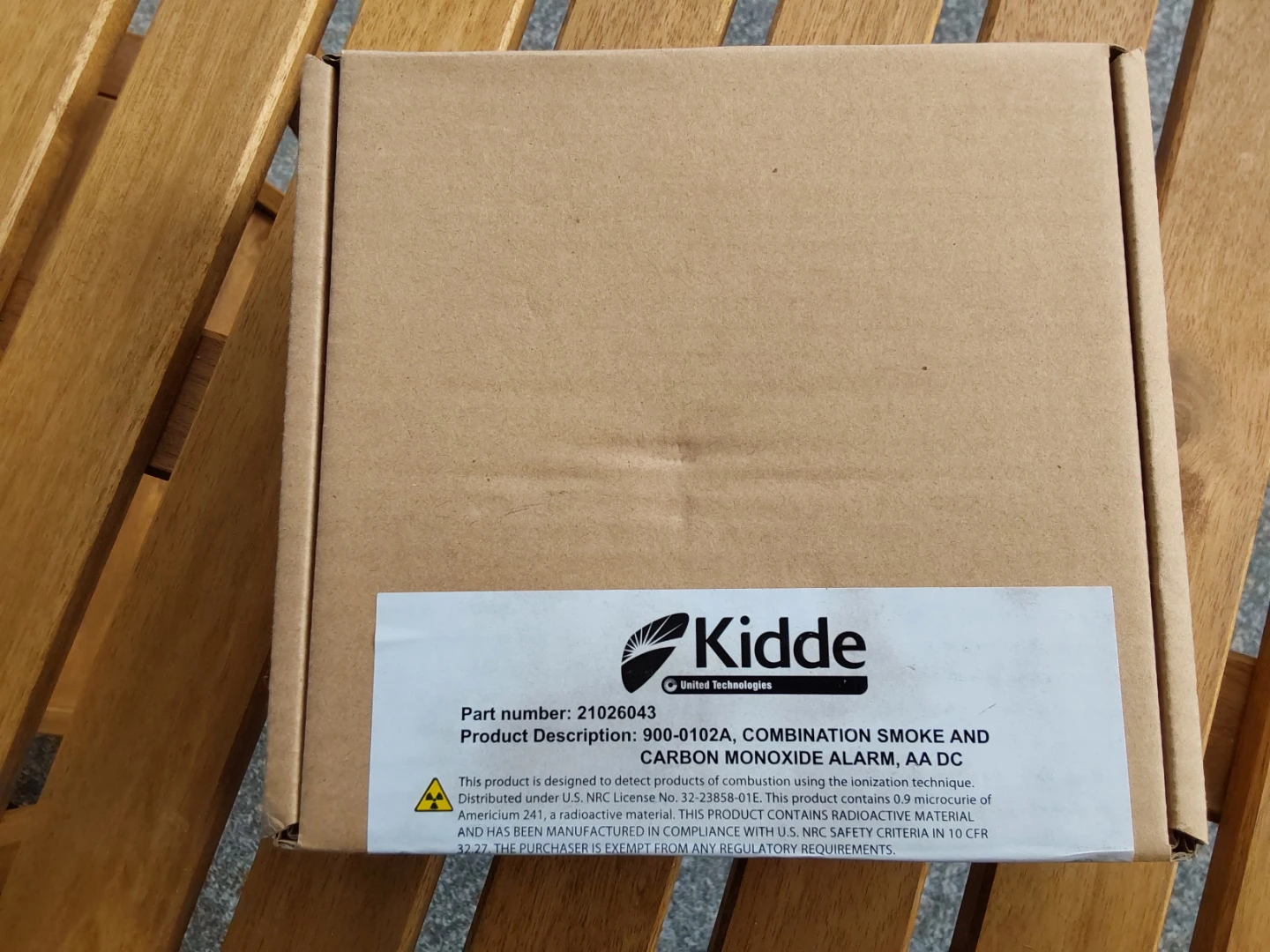 Kidde Combination Smoke and Carbon Monoxide Alarm