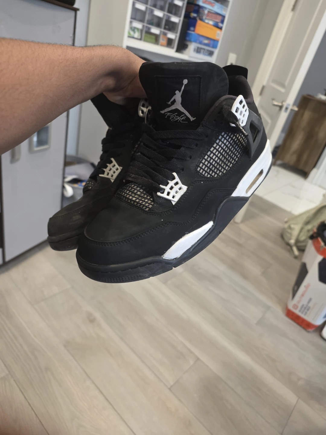 Air Jordan 4 "Black Cat" Retro Men's Shoes - photo 3