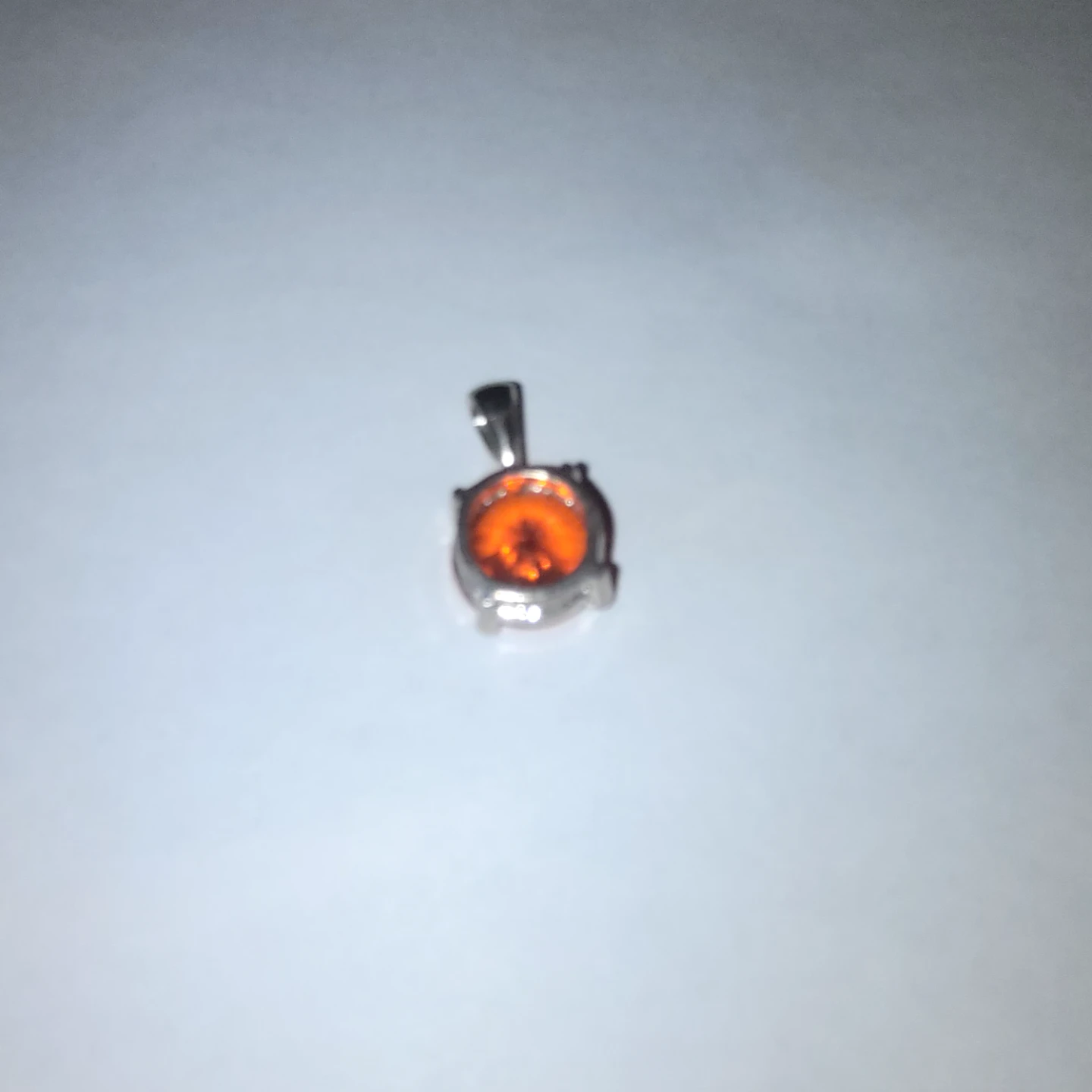 Orange Gemstone Pendant - photo 4